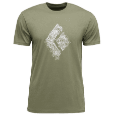 T-shirt a manches courtes Black Diamond Engineered Diamond SS Tee Men Tundra