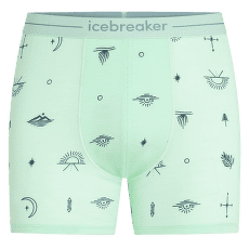 Caleçons Icebreaker Merino 150 Anatomica Boxers Explore More AOP Men MINT/AOP