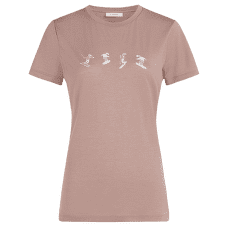 T-shirt a manches courtes Icebreaker Merino 150 Tech Lite SS Tee Snow Day Women SUMMIT