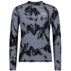 T-shirt a manches longues Mons Royale Cascade Merino Flex 200 LS Mtn Pixel Grey