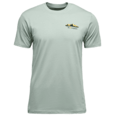 T-shirt a manches courtes Black Diamond Mountainscape SS Tee Men Agave