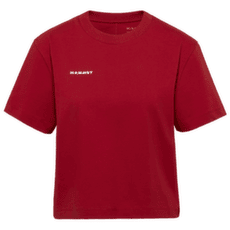 T-shirt a manches courtes Mammut MAMMUT BASE CROPPED T-SHIRT WOMEN MINI LOGO 3818 dark mammut red