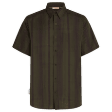 Chemises a manches courtes Icebreaker Merino 125 Cool-Lite™ Steveston SS Shirt Plaid Men DK LODEN/BITTERSWEET/P