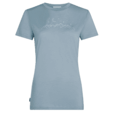 T-shirt a manches courtes Icebreaker Merino 150 Tech Lite SS Tee Sparkling Stars Women FLINT BLUE
