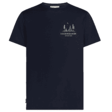 T-shirt a manches courtes Icebreaker Merino 150 Tech Lite SS Tee IB Wordmark Men Midnight Navy