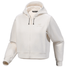 Sweat-shirt Arcteryx Emblem Fleece Full Zip Crop Hoody Women Arctic Silk