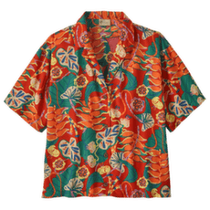 Chemises a manches courtes Patagonia Tidal Threads Shirt Tropiclimb: Hot Ember