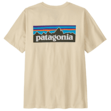 T-shirt a manches courtes Patagonia P-6 Logo T-Shirt Men Undyed Natural
