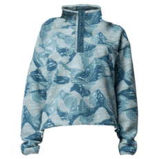 Sweat-shirt Columbia Helvetia™ II Printed Cropped Half Snap Women Marine Light, Sunscape 482