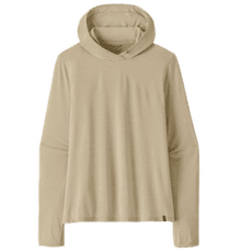 T-shirt a manches longues Patagonia Cap Cool Ultra Hoody Women Pumice - Dyno White X-Dye