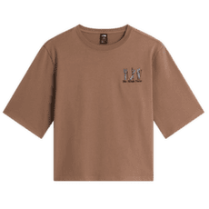 T-shirt a manches courtes The North Face SKI EMBROIDERED BOXY SHORT SLEEVE TEE-GRAPHIC WOMEN 2H9 GARNET