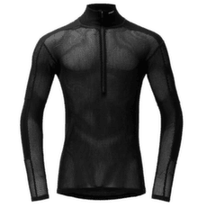 Pull Devold Wool Mesh Pro Zip Neck Man 950A BLACK