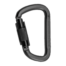 Mousqueton Rock Empire Steel Carabiner D KL-2T Black černá 008