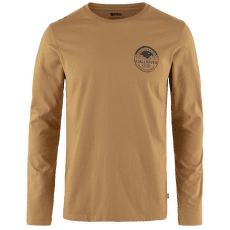 T-shirt a manches longues Fjällräven Forever Nature Badge LS T-Shirt Men Buckwheat Brown