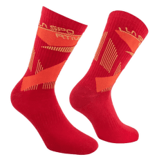 Chaussettes La Sportiva OUTDOOR FUN SOCKS Redwood/Mountain Red