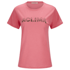 T-shirt a manches courtes Aclima LightWool Tee Logo Women Sun Kissed Coral