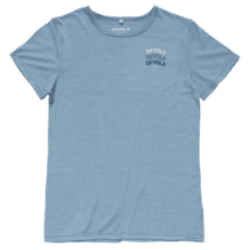 T-shirt a manches courtes Devold Active Devold Legacy Tee Women 247A SKYBLUE