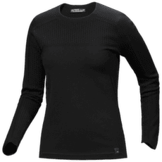 T-shirt a manches longues Arcteryx Hallam Merino Wool Crew Women Black