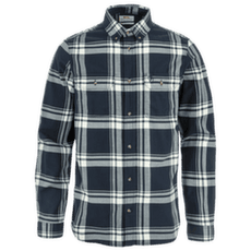 Chemises a manches longues Fjällräven ÖVIK LITE FLANNEL SHIRT MEN Dark Navy-Chalk White