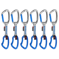 Ensemble Expreska Mammut Crag Keylock Indicator 6-Pack Quickdraws silver-ultramarine