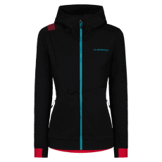 Sweat-shirt La Sportiva MOOD HOODY Women Black/Hibiscus
