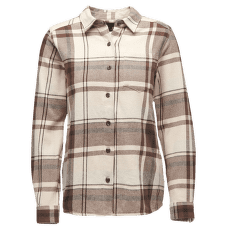 Chemises a manches longues Black Diamond Project Flannel Women Chalk Pink-Walnut Plaid