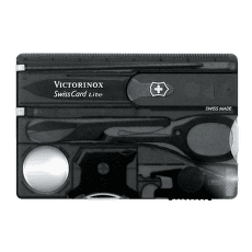 Couteau Victorinox SwissCard Lite black translucent