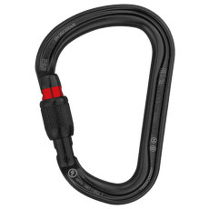 Mousqueton Petzl WILLIAM black SCREW-LOCK Black