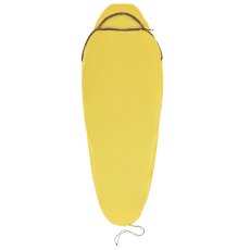 Insert de sac de couchage Sea to Summit Reactor Sleeping Bag Liner - Mummy w/ Drawcord- Compact Sulphur Yellow
