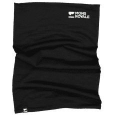 Cache-cou Mons Royale Double Up 100% Merino Neckwarmer Black