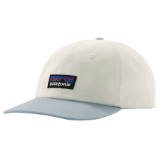 Casquette de baseball Patagonia P-6 Label Trad Cap Birch White w/Fleck Blue