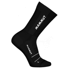 Chaussettes Mammut TRAIL RUNNING TARGETED CUSHION CREW SOCKS black-white 0047