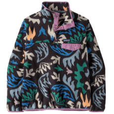 Sweat-shirt Patagonia Lightweight Synch Snap-T Pulover Women Kaleido: Black