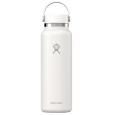 Thermos Hydro Flask 40 OZ WIDE FLEX CAP 110 White