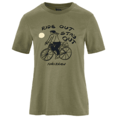 T-shirt a manches courtes Fjällräven HOJA IVÄG T-SHIRT WOMEN Green