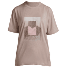 T-shirt a manches courtes Icebreaker Merino 150 Tech Lite SS Relaxed Tee Mountain Shift Women PINK QUARTZ