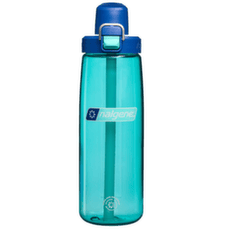 Bouteille Nalgene Straw bottle Blue Aqua, w. Dark Blue Cap