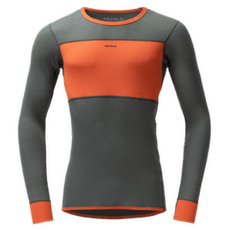 T-shirt a manches longues Devold Wool Mesh 190 Shirt Man 087D BRICK/CASTLEROCK
