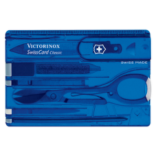 Couteau Victorinox SwissCard (0.7122.T2) Sapphire Translucent