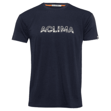 T-shirt a manches courtes Aclima LightWool Tee Logo Men Navy Blazer