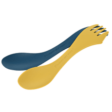 Ustensiles Light My Fire Spork Medium 2-pack Bio MustyYellow/HazyBlue