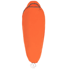 Insert de sac de couchage Sea to Summit Reactor Extreme Sleeping Bag Liner - Mummy w/ Drawcord Standard Spicy Orange