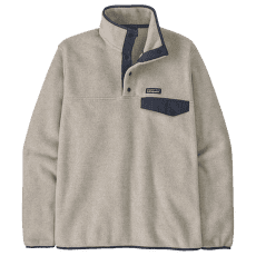 Sweat-shirt Patagonia Lightweight Synch Snap-T Pullover Men Oatmeal Heather w/Smolder Blue