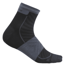Chaussettes Icebreaker Merino Blend Run+ Ultralight Mini Men BLACK/GRAPHITE
