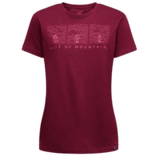 T-shirt a manches courtes La Sportiva MADE OF MOUNTAIN Women Redwood/Azalea