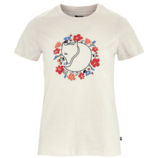 T-shirt a manches courtes Fjällräven FJÄLLBLOMSTER FOX T-SHIRT WOMEN Chalk White
