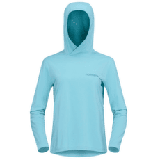 T-shirt a manches longues Norrona femund tech Hood Women Aqua Haze