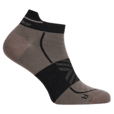 Chaussettes Icebreaker Merino Run+Ultralight Micro Men PORCINI/BLACK