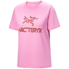 T-shirt a manches courtes Arcteryx Kragg SL Cotton Heatmap Crew SS Women Pineberry