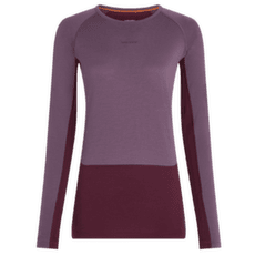 T-shirt a manches longues Icebreaker Merino 200 ZoneKnit™ LS Crewe Women DK BERRY/GREY PLUM/CB